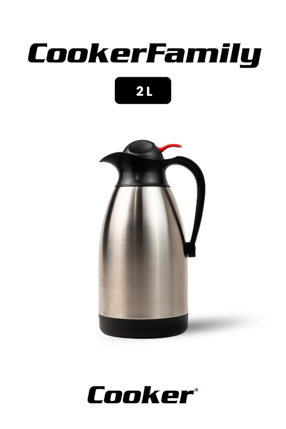 Cooker Classic 2 Litre Paslanmaz Çelik Termos CKR2006 - 1