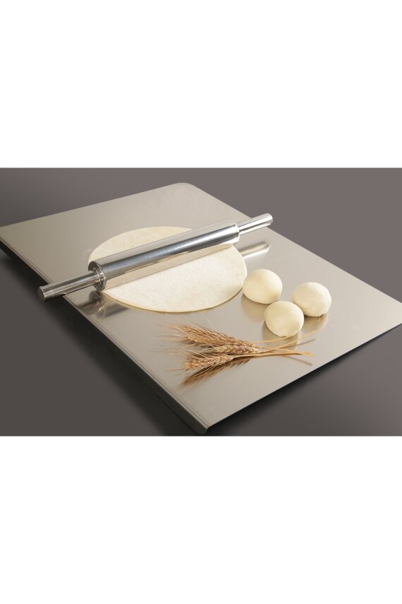Cooker 45 Cm Paslanmaz Çelik Merdane Hamur Açma Aparatı CKR3786 - 1