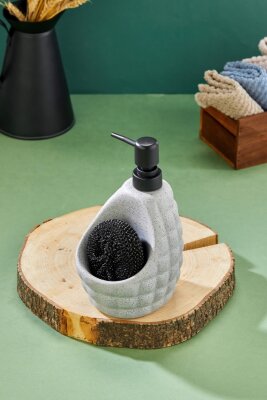 Cooker 650 ml Seramik Süngerlikli Sıvı Sabunluk CKR3557 - 7
