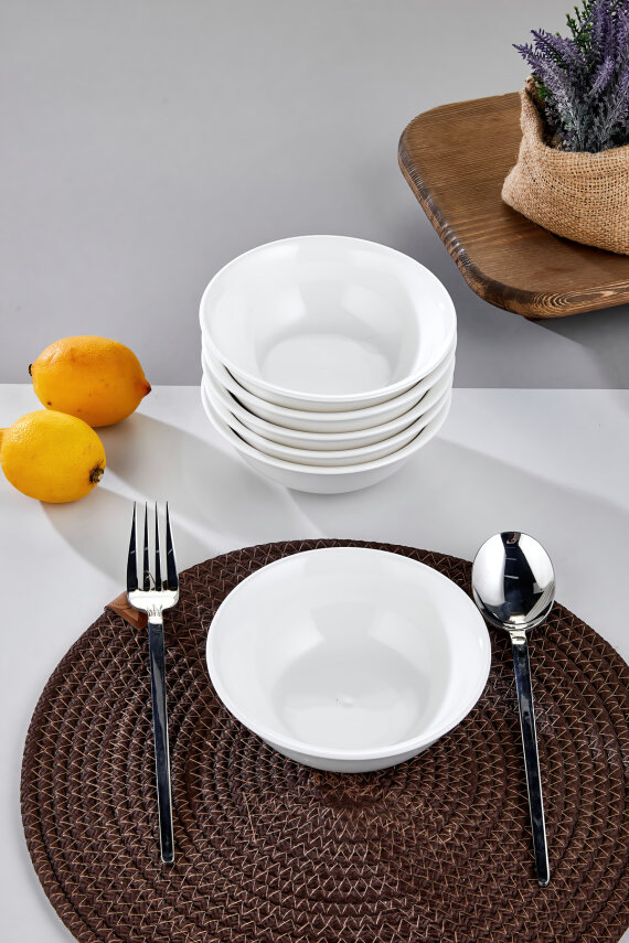 6'lı 14 cm Perla Porselen Kase Seti CKR4220 - 1