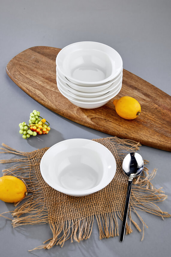 6'lı 15 cm Allegra Porselen Kase Seti CKR4244 - 1