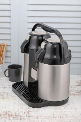 Cooker 5 litre Çiftli Pompalı Paslanmaz Çelik Termos CKR2027 - 4