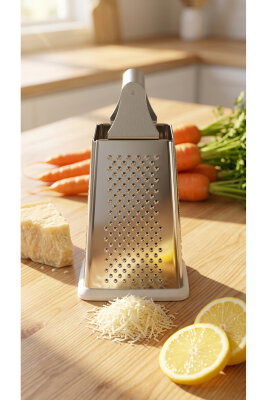 Cooker 18 cm Paslanmaz Çelik Rende Beyaz CKR4509 - 3