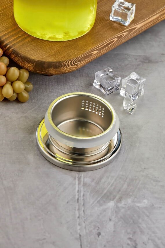 Cooker 1800 ml Gümüş Kapaklı Borosilikat Cam Sürahi CKR3409 - 4