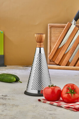 Cooker 20 cm Paslanmaz Çelik Üçgen Rende CKR3630 - 3