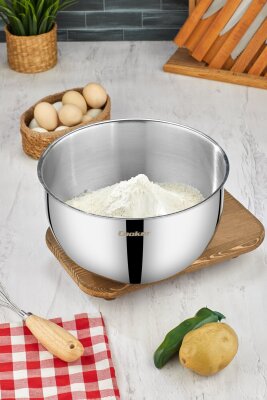 Cooker 26 cm 7 L Paslanmaz Çelik Karıştırma Kabı CKR3527 