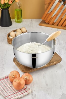 Cooker 28 cm 8 L Paslanmaz Çelik Karıştırma Kabı CKR3528  - 2