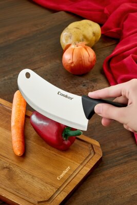 Cooker 28 cm Paslanmaz Çelik Soğan Bıçağı Siyah CKR4601 - 2