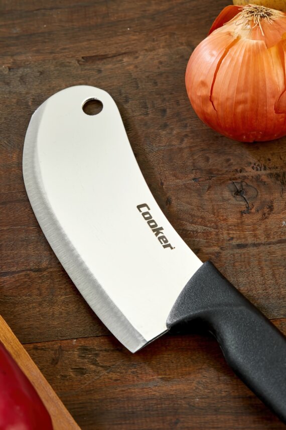 Cooker 28 cm Paslanmaz Çelik Soğan Bıçağı Siyah CKR4601 - 3