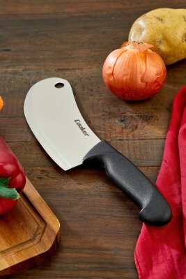 Cooker 28 cm Paslanmaz Çelik Soğan Bıçağı Siyah CKR4601 - 5