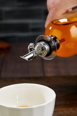 Cooker 2'li 500 ml Cam Yağlık Sirkelik Sosluk Seti CKR3891 - 7