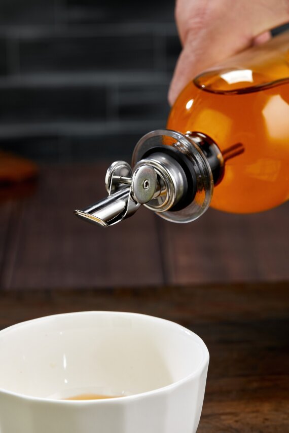Cooker 2'li 500 ml Cam Yağlık Sirkelik Sosluk Seti CKR3891 - 7