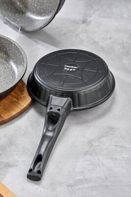 Cooker 3 Parça Granit Döküm Tava Seti 20–24–28 cm CKR3898 - 4