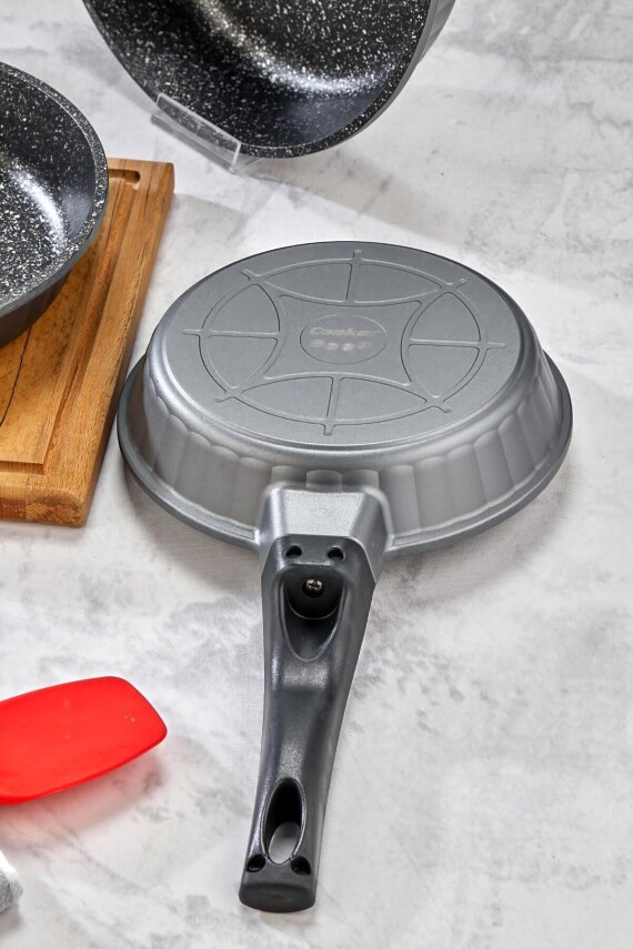 Cooker 3 Parça Granit Döküm Tava Seti 20–24–28 cm CKR3899 - 6