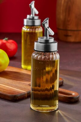 Cooker 300 ml Borosilikat Cam Yağdanlık, Sosluk 1 Adet CKR3393 - 2