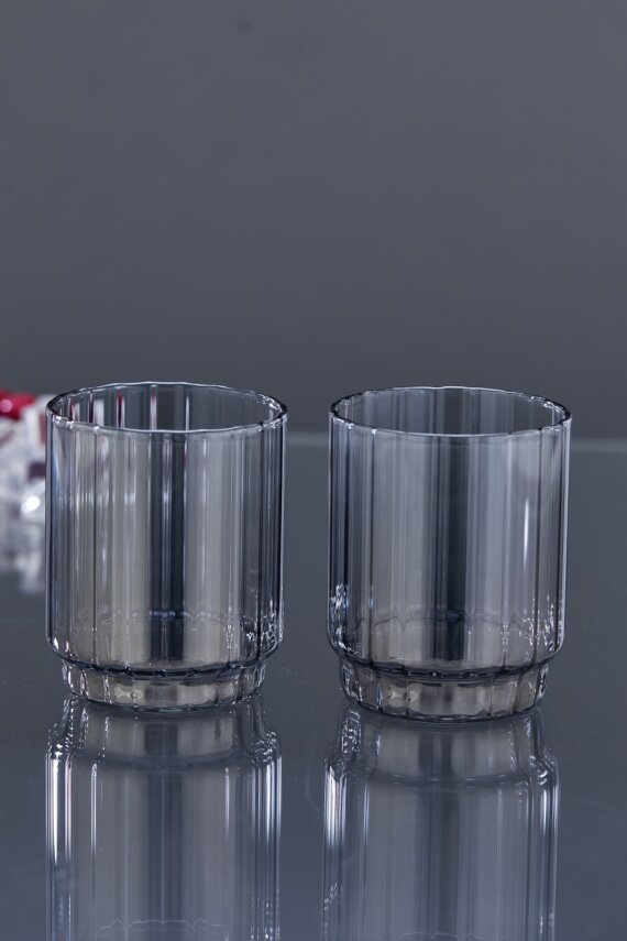 Cooker 360 ml 2'li Borosilikat Cam Meşrubat Bardağı Seti CKR3639 - 6