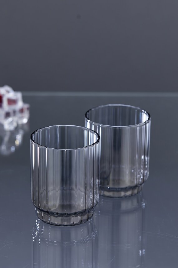 Cooker 360 ml 2'li Borosilikat Cam Meşrubat Bardağı Seti CKR3639 - 10