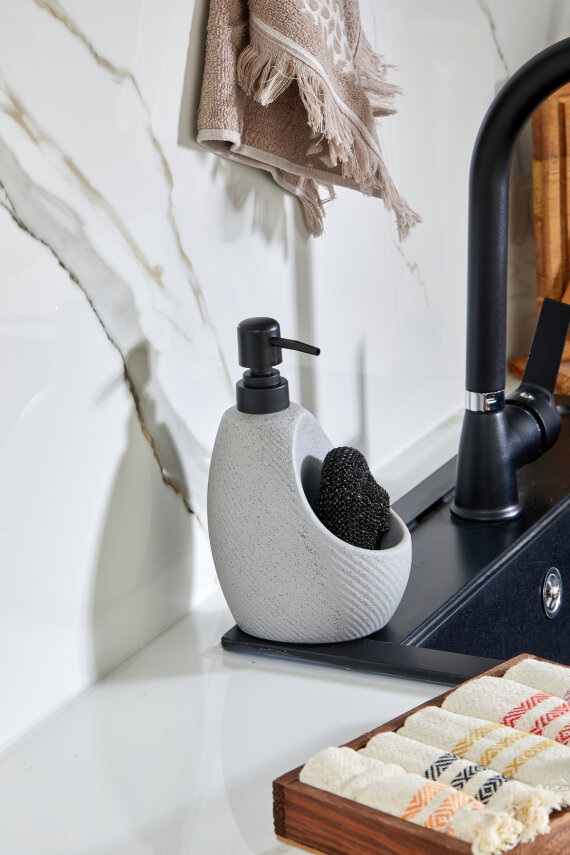 Cooker 650 ml Seramik Süngerlikli Sıvı Sabunluk CKR3559 - 12
