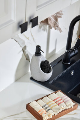 Cooker 650 ml Seramik Süngerlikli Sıvı Sabunluk CKR3559 - 16
