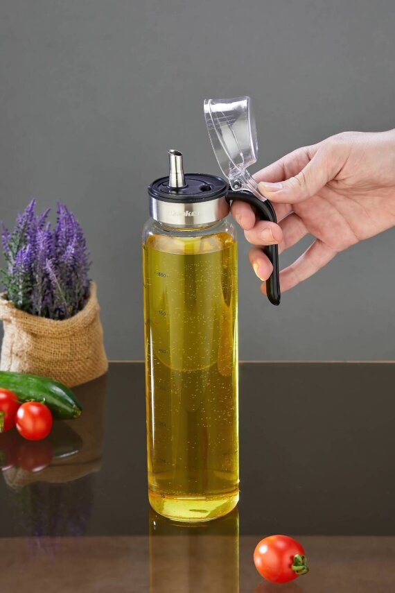 Cooker 750 Ml Borosilikat Cam Yağlık CKR3850 - 4