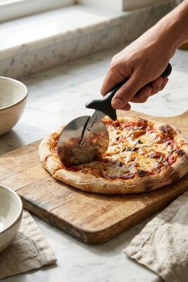 Cooker 9 cm Çelik Pizza Ruleti YK1870