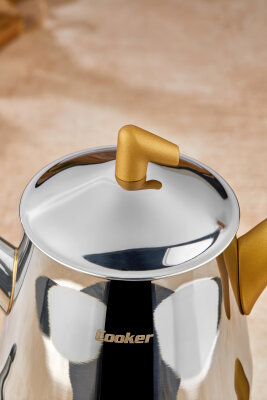 Cooker Bumerang Aile Boy Paslanmaz Çelik Çaydanlık Takımı 1,4-2,7 Litre CKR2790 - 2