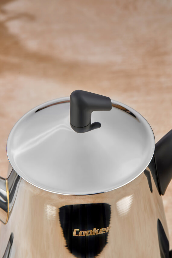 Cooker Bumerang Aile Boy Paslanmaz Çelik Çaydanlık Takımı 1,4-2,7 Litre CKR2790 - 7