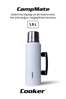 Cooker CampMate 1.5 L Paslanmaz Çelik Termos CKR2085 - 7