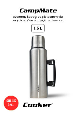 Cooker CampMate 1.5 Litre Paslanmaz Çelik Termos CKR2084
