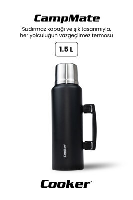Cooker CampMate 1.5 Litre Paslanmaz Çelik Termos CKR2085 - 7