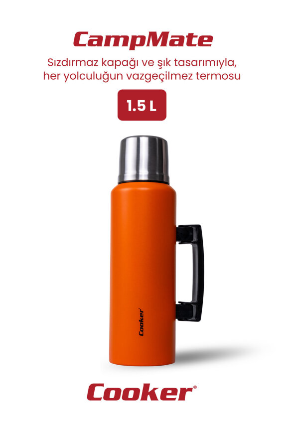 Cooker CampMate 1.5 Litre Paslanmaz Çelik Termos CKR2085 - 20