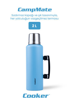 Cooker CampMate 2 Litre Paslanmaz Çelik Termos - 4
