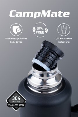 Cooker CampMate 2 Litre Paslanmaz Çelik Termos - 12