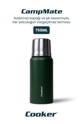 Cooker CampMate 750 ml Paslanmaz Çelik Termos CKR2106 - 17