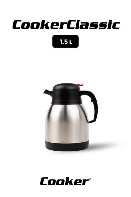 Cooker Classic 1.5 Litre Paslanmaz Çelik Termos CKR2004 