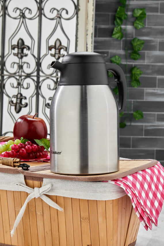 Cooker Classic 2 Litre Paslanmaz Çelik Termos CKR2104 - 5