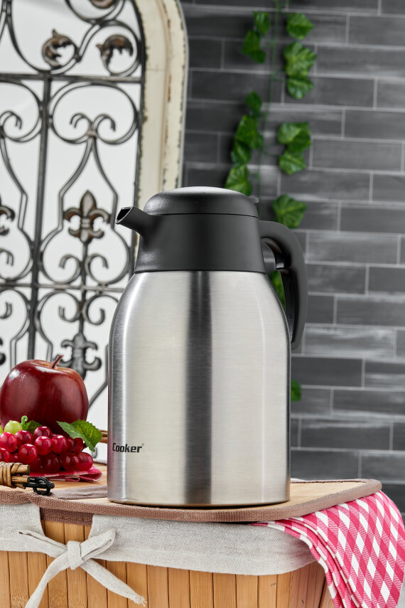 Cooker Classic 2 Litre Paslanmaz Çelik Termos CKR2104 - 6