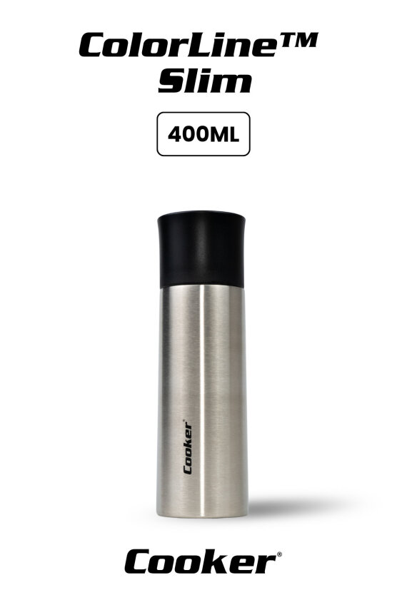 Cooker ColorLine Slim 400 ml Paslanmaz Çelik Termos CKR2056 - 4