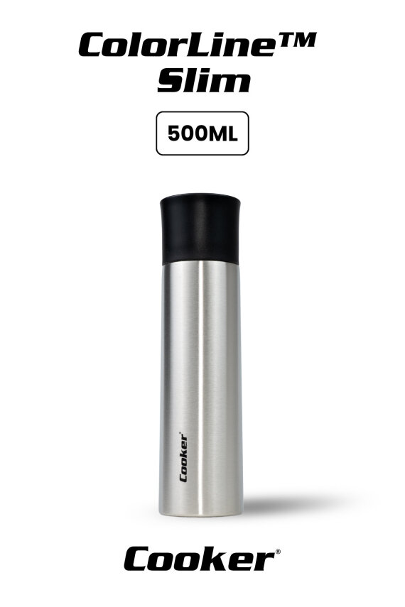 Cooker ColorLine Slim 500 ml Paslanmaz Çelik Termos CKR2057 - 4