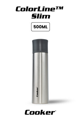 Cooker ColorLine Slim 500 ml Paslanmaz Çelik Termos CKR2057 - 7