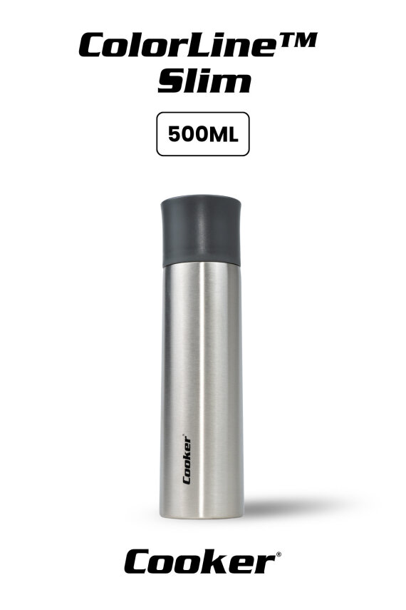 Cooker ColorLine Slim 500 ml Paslanmaz Çelik Termos CKR2057 - 7