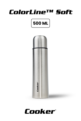 Cooker ColorLine Soft 500 ml Paslanmaz Çelik Termos CKR2115