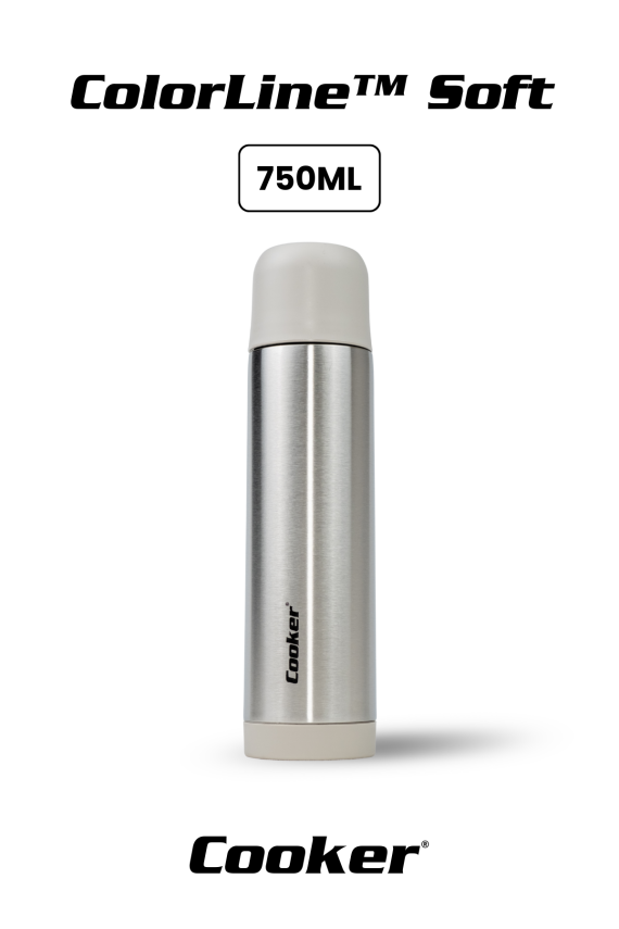 Cooker ColorLine Soft 750 ml Paslanmaz Çelik Termos CKR2002 - 4