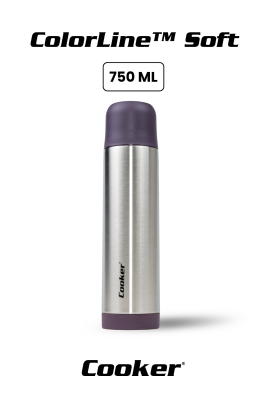 Cooker ColorLine Soft 750 ml Paslanmaz Çelik Termos CKR2002 - 10