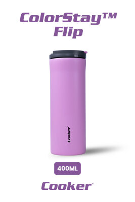 Cooker ColorStay Flip 400 ml Paslanmaz Çelik Bardak Termos CKR2041