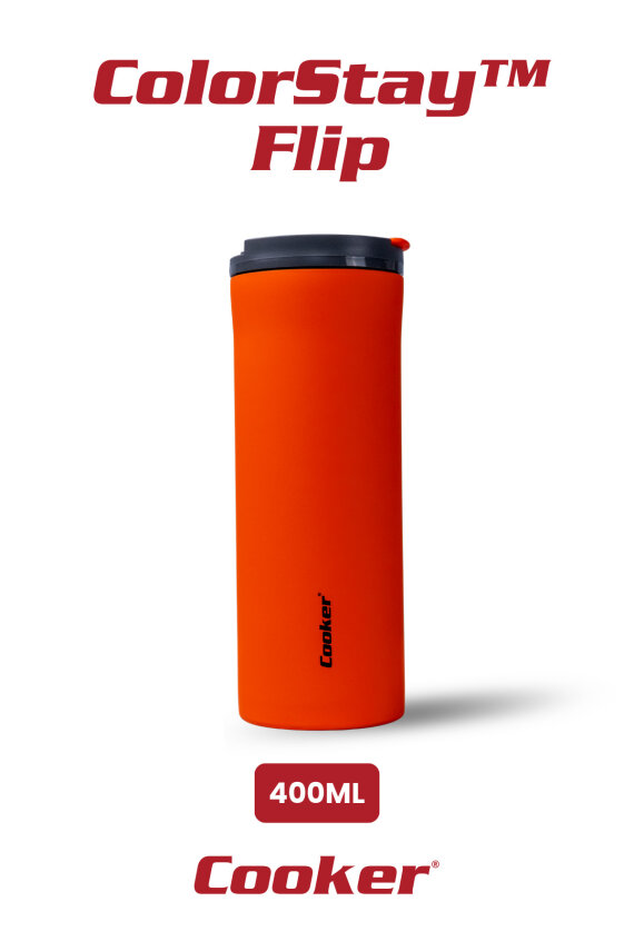 Cooker ColorStay Flip 400 ml Paslanmaz Çelik Bardak Termos CKR2041 - 9