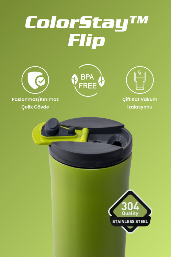 Cooker ColorStay Flip 400 ml Paslanmaz Çelik Bardak Termos CKR2041 - 26
