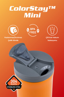 Cooker ColorStay Mini 300 ml Paslanmaz Çelik Bardak Termos CKR2101 - 3