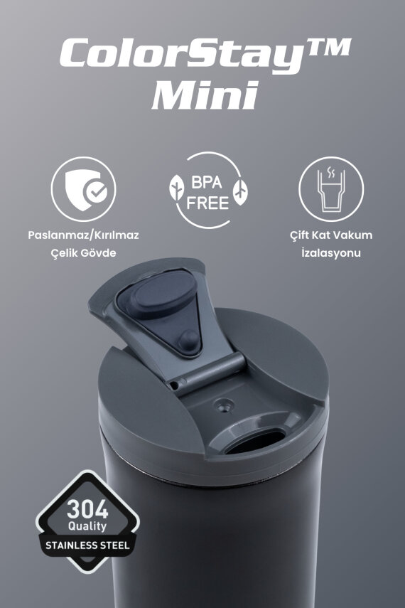 Cooker ColorStay Mini 300 ml Paslanmaz Çelik Bardak Termos CKR2101 - 6