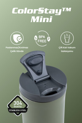 Cooker ColorStay Mini 300 ml Paslanmaz Çelik Bardak Termos CKR2101 - 9